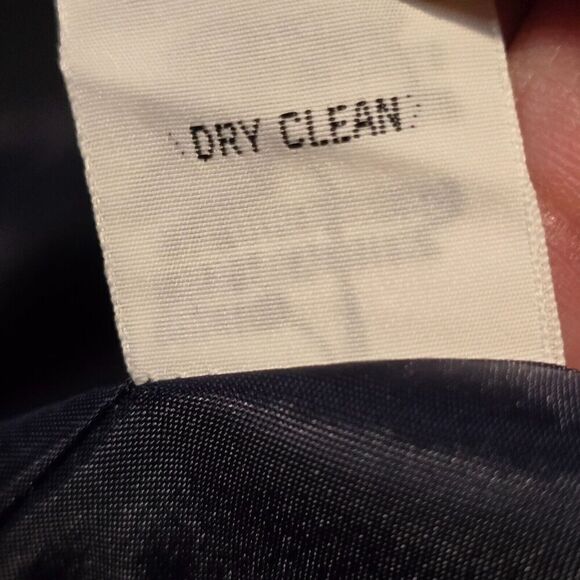 Talbots Work Blazer Womens 6 Navy Blue White Polka Dots Preppy Church - Picture 11 of 11